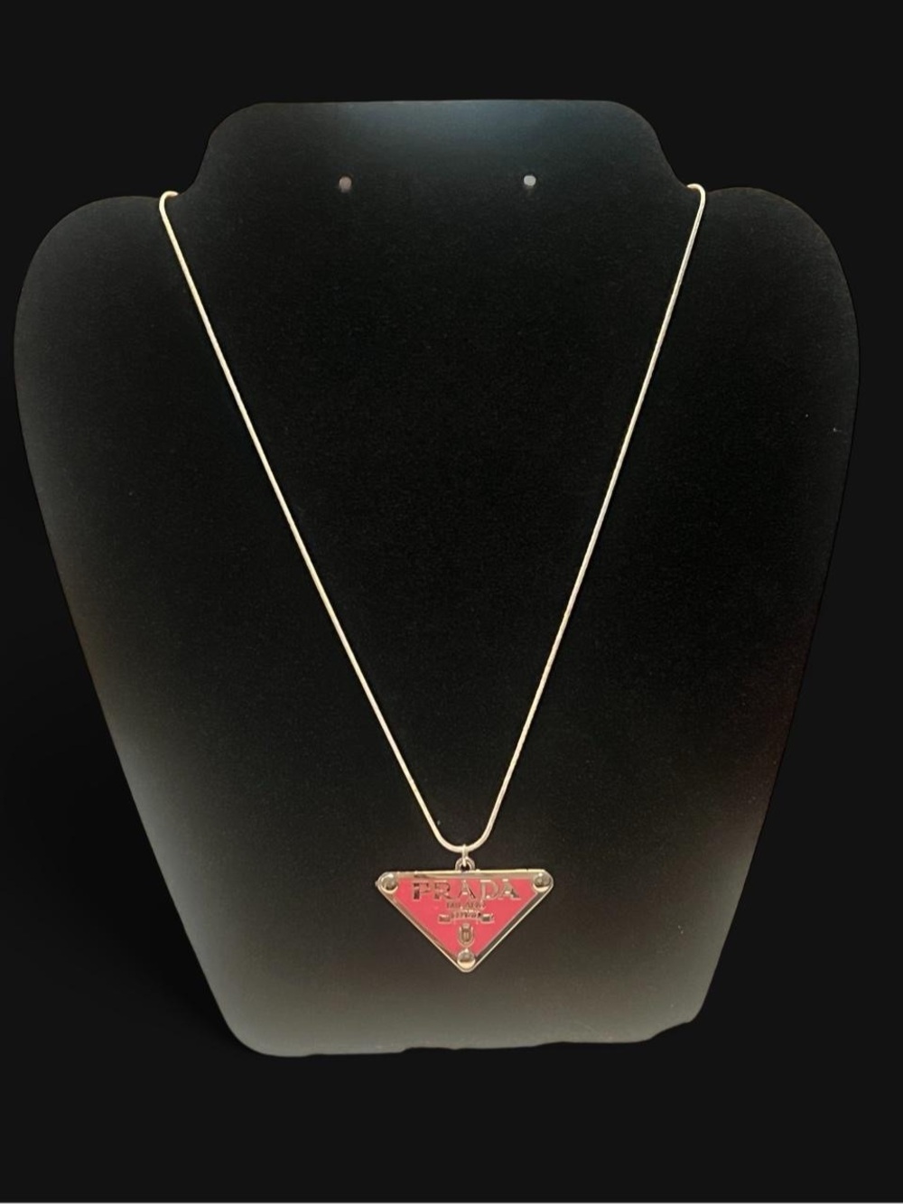 100% Authentic Prada Symbole Pendant - Repurposed Fine Jewelry